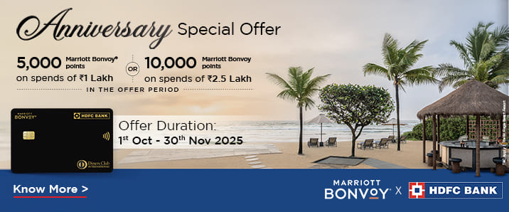 Marriott Anniversary offer Banner